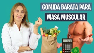 ALIMENTOS BARATOS para AUMENTAR MASA MUSCULAR  Dieta para aumentar músculo  Nutrición deportiva [upl. by Feeley495]