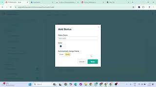 How to add a status in Cognito Forms 2024 [upl. by Iclek194]