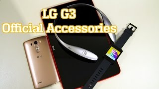 LG G3 Official Accessories  Tone Infinim G Watch amp more [upl. by Mccomb320]