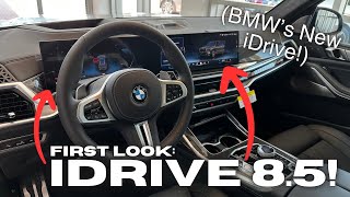 InDepth Walkthrough of BMW’s New Operating System iDrive 85 Big Improvement over ID8 [upl. by Nytram]