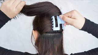 Easy Bun Hairstyle With Claw Clip  Self Hairstyle For Wedding Guest  Ladies Hairstyle For Summer [upl. by Gord359]