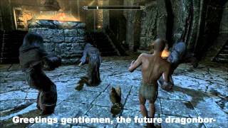 SKYRIM SECRET ULTIMATE SHOUT amp GREYBEARDS DANCING [upl. by Madid]