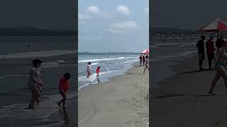 Colombia  Beachwalking in Cartagena de Indias Beach life at Playa La Boquilla [upl. by Medovich]