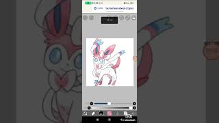 Eeveelutions Redraw 99  sylveon [upl. by Airt]