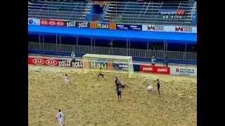 Vasco 3 X 2 Milan  II Mundialito de Clubes Beach Soccer 2012 [upl. by Airrotal]