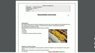 Necessidades nutricionais [upl. by Sibelle162]