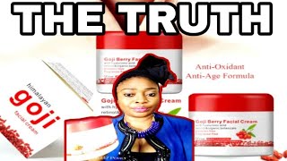 THE TRUTH ABOUT GOJI BERRY FACIAL CREAM  EVERYONE ELSE HAS BEEN LYING TO YOU [upl. by Nonaihr]