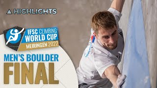 Mens Boulder final highlights  Meiringen 2022 [upl. by Adriane]