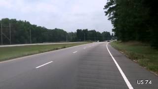 Timelapse  Fayetteville to Charlotte 1080p [upl. by Akirat]