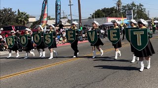 Roosevelt High School Marching Band  Caruthers District Fair Parade 9282024 [upl. by Mosra]