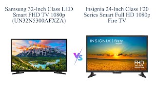 Samsung 32inch vs Insignia 24inch Smart TV Comparison 📺 [upl. by Iadahs]