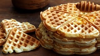 Homemade Waffles Recipe [upl. by Evreh725]