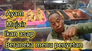 beraneka menu penyetan ayam mujair ikan laut asap mantap semua [upl. by Bollinger]