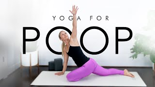 Constipation Yoga Exercises for Relief  How to POOP Easy [upl. by Etteneg]