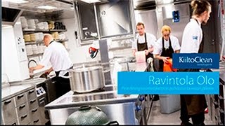 Ravintola Olo  ravintolakeittiön puhdistus lounaan jälkeen [upl. by Bardo]