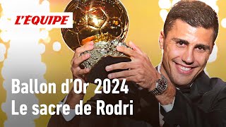 Rodri sacré Ballon dOr 2024 [upl. by Nitram]