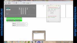 Tutorial 1 Programación de autómatas S7200ParoArranque mediante pulsadores con enclavamiento [upl. by Dnomyad]