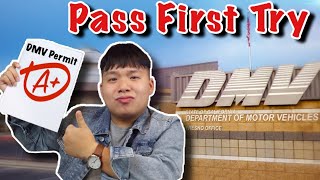 How To Pass Your DMV Written Permit Test 2023 First Try [upl. by Ahsimek411]