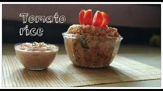 How to make tomato rice Thakkali Satham Variety Rice Tomato recipe in Tamil Lunch box recipe [upl. by Janette]