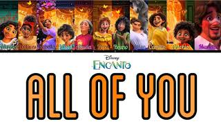 All of you  Encanto Color Coded Lyrics [upl. by Chick]