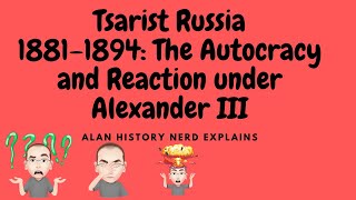 Tsarist Russia Autocracy and Reaction Alexander III [upl. by Neurath]