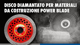 Disco diamantato per materiali da costruzione Power Blade  Würth [upl. by Zigrang]