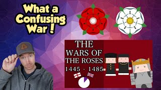 Californian Reacts  The Wars of the Roses  10 Minute English and British History [upl. by Sirtimed]