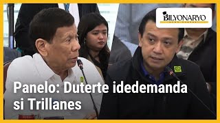 Panelo Duterte idedemanda si Trillanes  Agenda [upl. by Kashden]