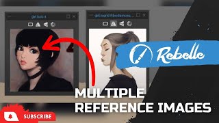 Rebelle Tutorials Multiple Reference Images [upl. by Colene]