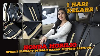 Honda Mobilio Sporty Elegant Dengan Bahan Sintetis Premium terbaik ⁉️ classic 1 interior [upl. by Koah]