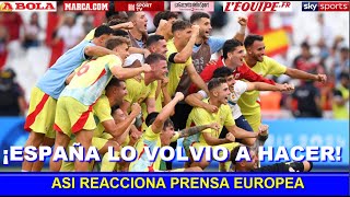 🔥 ASI REACCIONA PRENSA EUROPEA a CLASICIACION a la FINAL de ESPAÑA en FUTBOL JUEGOS OLIMPICOS 2024 [upl. by Yenhpad265]