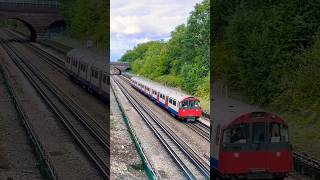 Piccadilly line 1973 Stock 3 Car passing through at Oakwood Park Bridge piccadillyline 1973stock [upl. by Arihat]