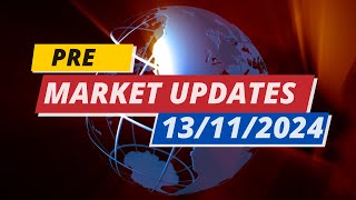 Indian Stock Market 13112024  Negative global cues may put pressure on shares [upl. by Nallid]