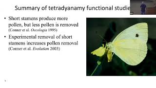 Dr Jeff Conner Dept of Plant Biology and Ecology Evolution and Behavior Michigan State Univ [upl. by Lambrecht361]