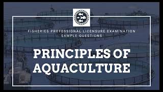 Topic 2 Principles of Aquaculture  AQUACULTURE [upl. by Asiole]