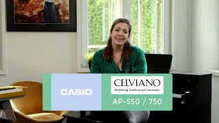 CASIO CELVIANO AP 550 750 NL PIANO PREVIEW [upl. by Llednohs75]