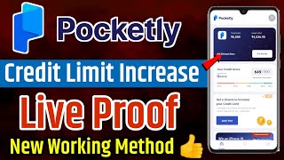 Pocketly loan app limit increase  live payment ₹1000 ✅ [upl. by Needan]