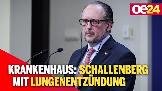 Schallenberg mit Lungenentzündung im Krankenhaus [upl. by Gilbye]