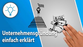 Unternehmensgründung einfach erklärt explain it simple  Erklärvideo [upl. by Alexandro]