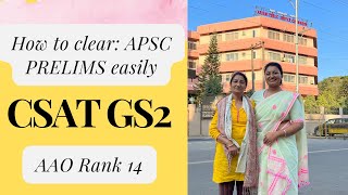 CSAT GS 2 for PRELIMS APSC CCE in Assamese Maths reasoning Meghna Saharia AAO 14 [upl. by Nealy471]