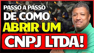 🚨 8 PASSOS PARA VOCÊ ABRIR UM CNPJ LTDA COMPLETO  ABERTURA DE CNPJ 🚨 [upl. by Vickie]