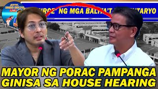 MAYOR NG PORAC PAMPANGA GINISA SA HOUSE HEARING [upl. by Najtsirk285]