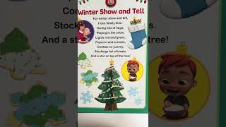 Cocomelon  Winter Show and Tell cocomelon build snow friend christmas showandtell [upl. by Ahsieym517]