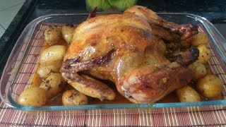 FRANGO ASSADO DE PADARIA DELICIOSO  RECEITINHAS COM AMOR [upl. by Figueroa]