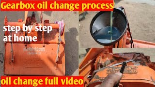 Rotavator Ki Servicing Rotavator Oil Change Kese Karen रोटावेटर की फुल सर्विस कैसे करें ऑयल चेंज [upl. by Ehsrop617]