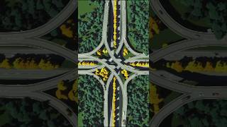 Satisfying Stack Interchange citiesskylines2 tiktok citybuilder  gaming foryou games [upl. by Kataway]