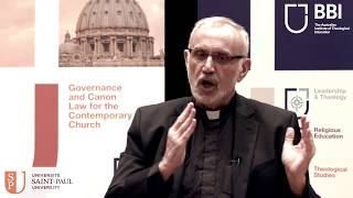 Canon Law distance learning through Saint Paul University and BBI [upl. by Reinold492]