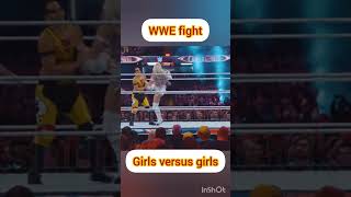 2vs 1 girl 🤬🤬 WWE fight 4K videopaigewwewwe short [upl. by Eada134]