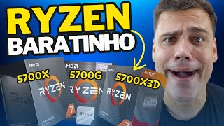 🛑CAIU RYZEN 5700X3D 5700X 5700G  MELHORES OFERTAS DA SEMANA [upl. by Burnside393]