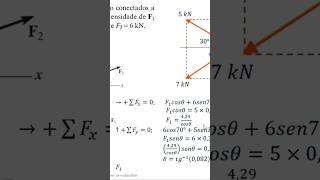Cálculo da força de tração  Estática [upl. by Skutchan]